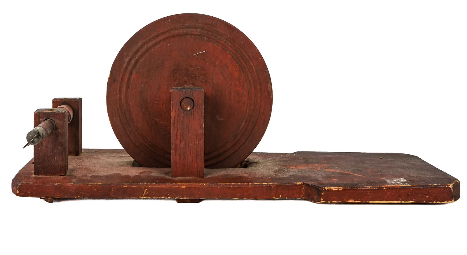 Early 19th c Apple Peeler in Old Red Paint (1 of 2)