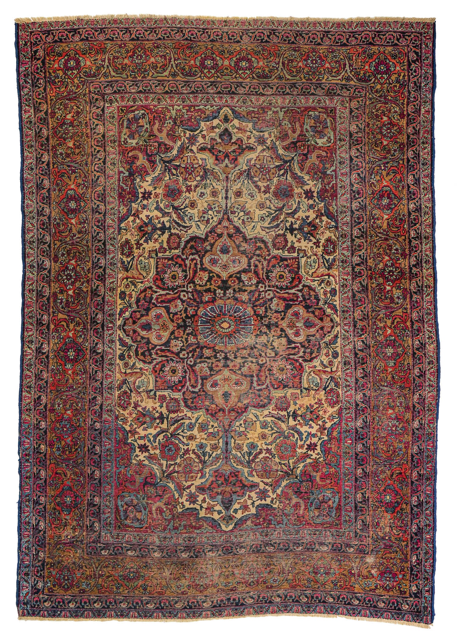 Early 20th c Persian Tabriz Area Rug (1 of 3)