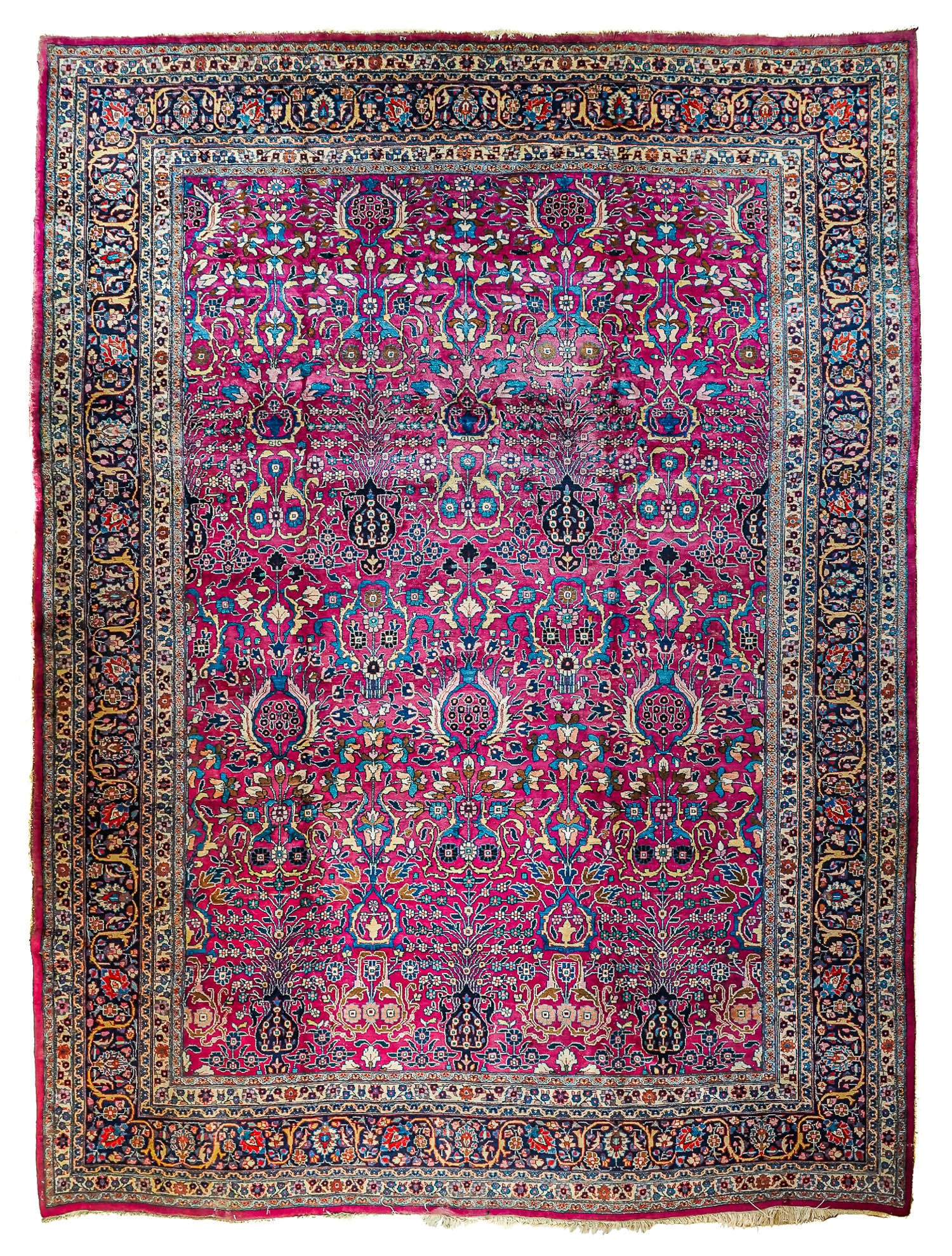 Mid 20th c Persian Sarouk Main Carpet (1 of 3)