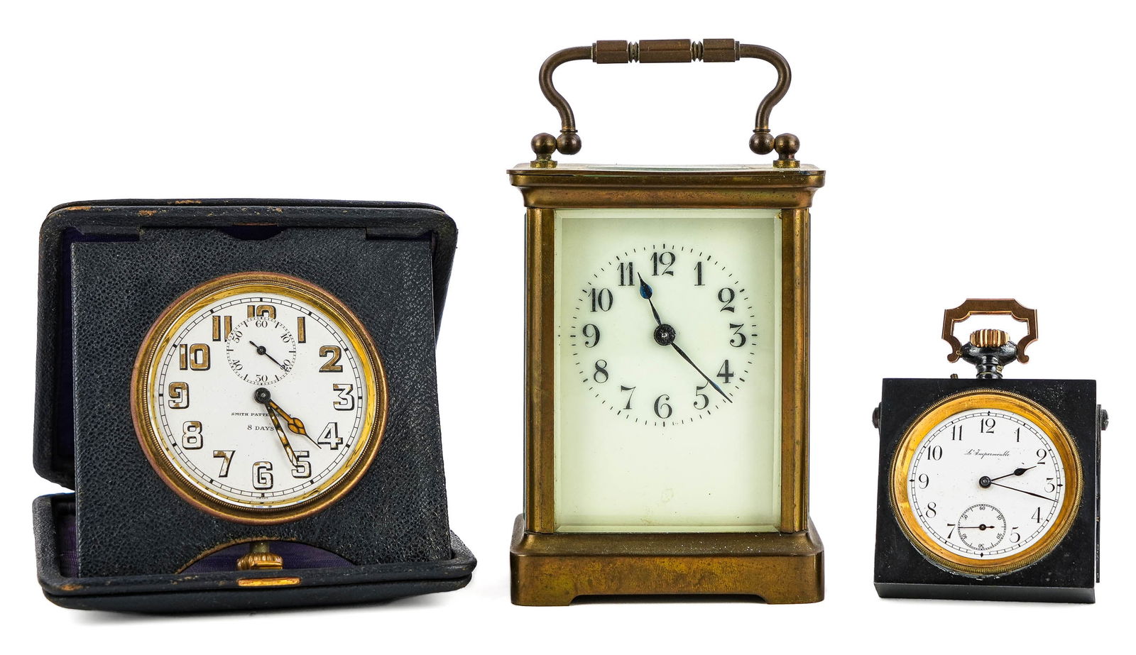 2 Travel Clocks, Carriage Clock (1 of 9)