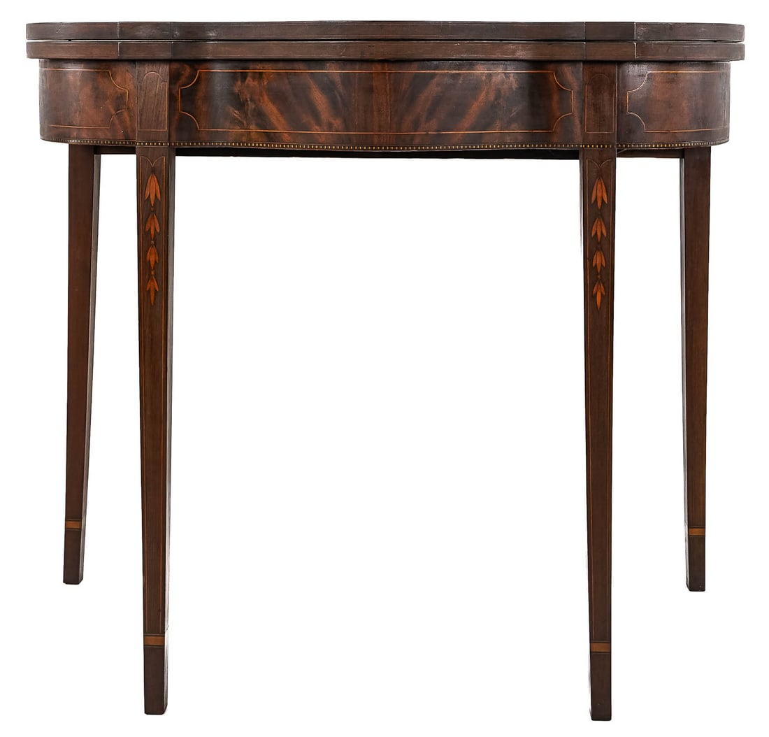 Early 20th c Benchmade Baltimore style card table (1 of 5)