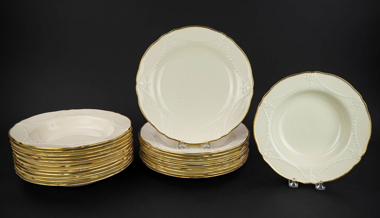 22 pcs. Minton Embossed Dinnerware (1 of 4)