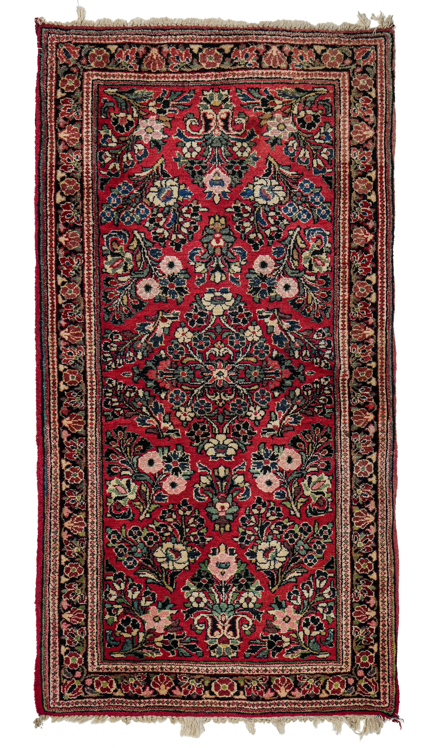 Mid 20th c Persian Sarouk Area Rug (1 of 3)