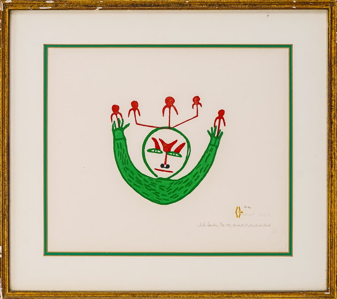 Paul Toolooktook (IN 1947-2003) I see Caribou (1 of 3)