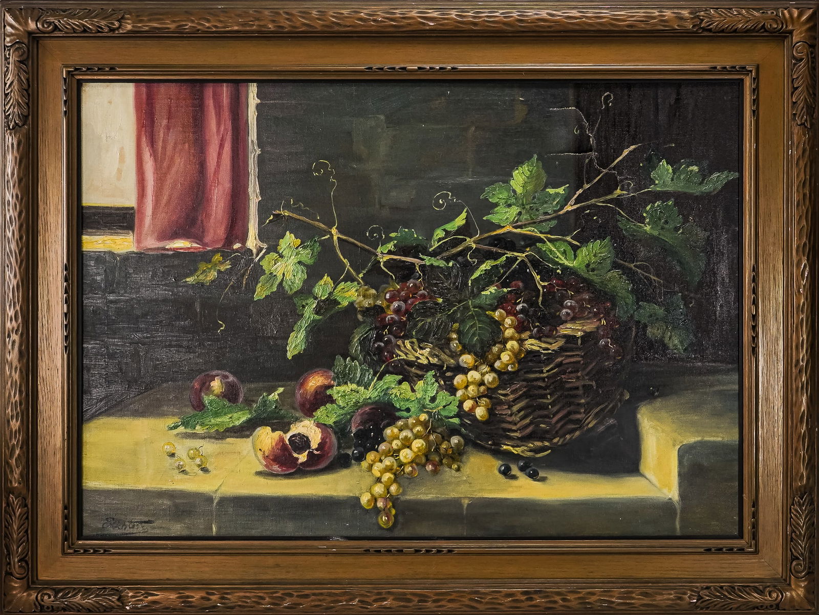 Edouard Frederic W. Richter (AM 1844-1913) Still Life (1 of 5)