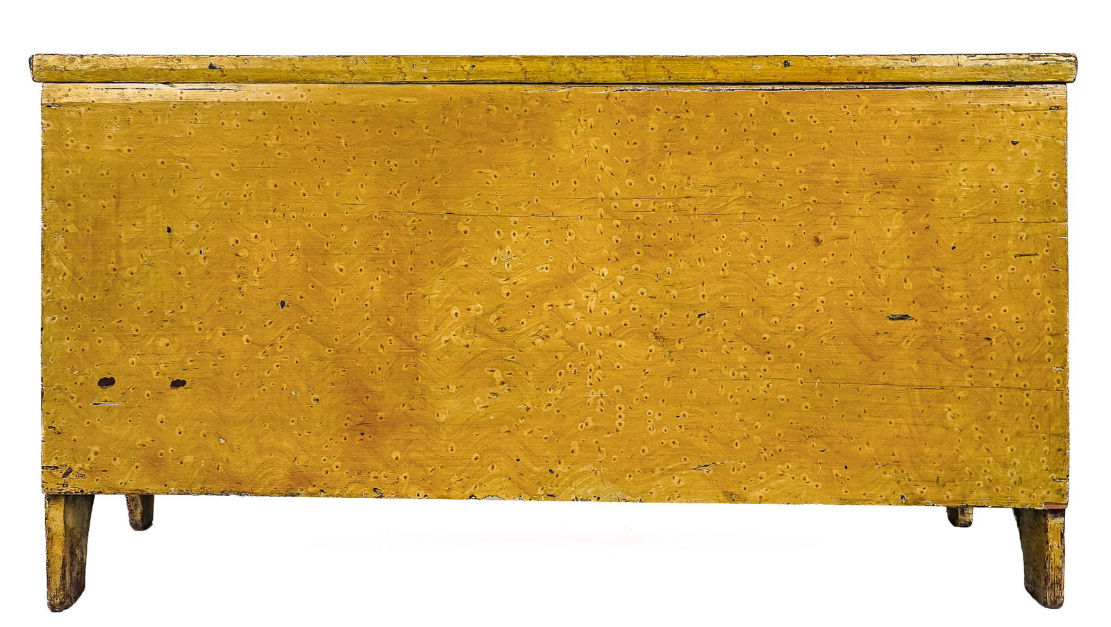 Faux-Birdseye Grain painted blanket box (1 of 4)