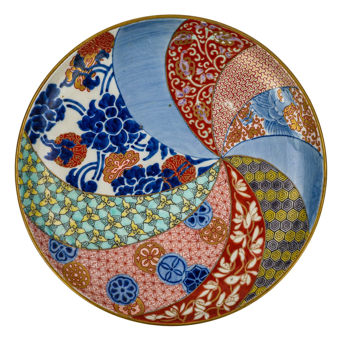 Signed Imari Charger (1 of 3)