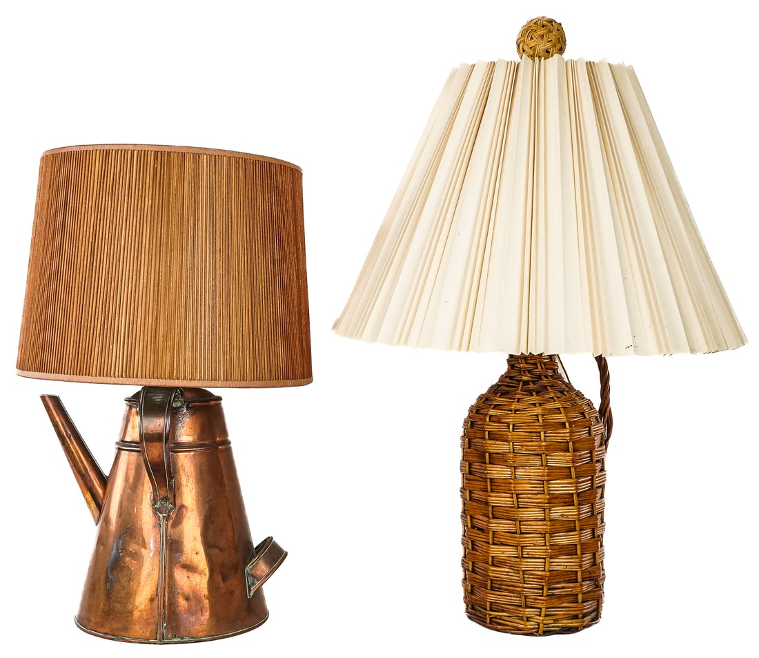 Copper Tea Kettle, Demijohn Lamps (1 of 2)