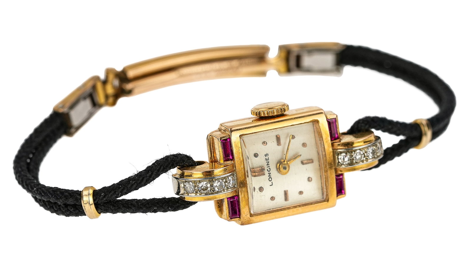 Longines 18k Diamond Ladies Wrist Watch (1 of 6)