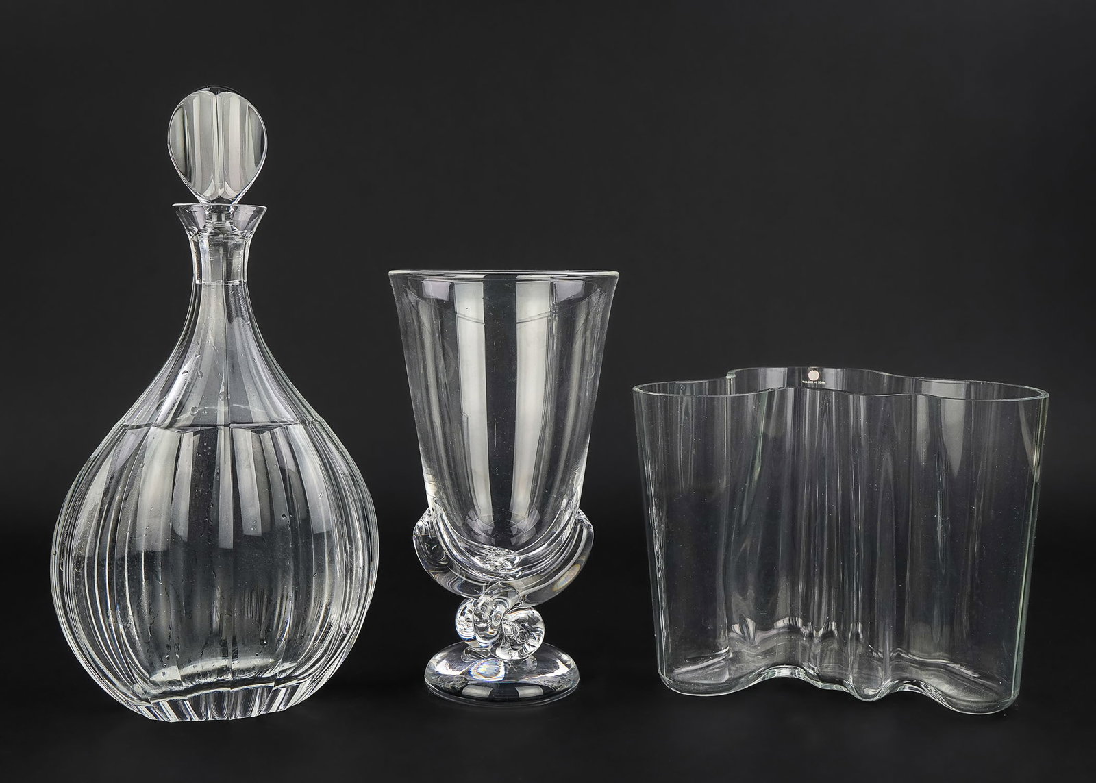 3 pcs. Mid Century Art Glass incl. Steuben (1 of 6)