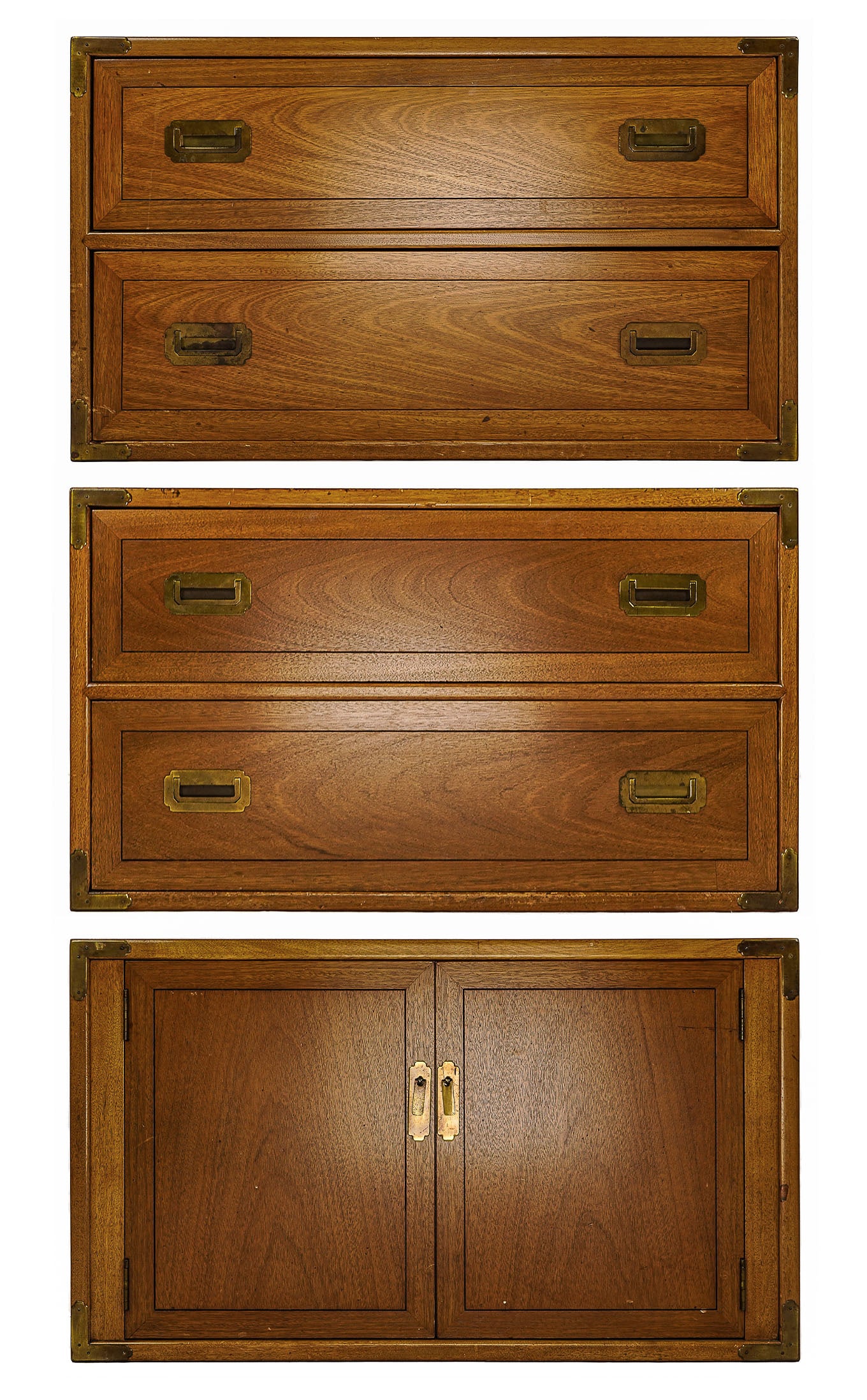 Drexel Heritage Campaign Style three part chest (1 of 18)