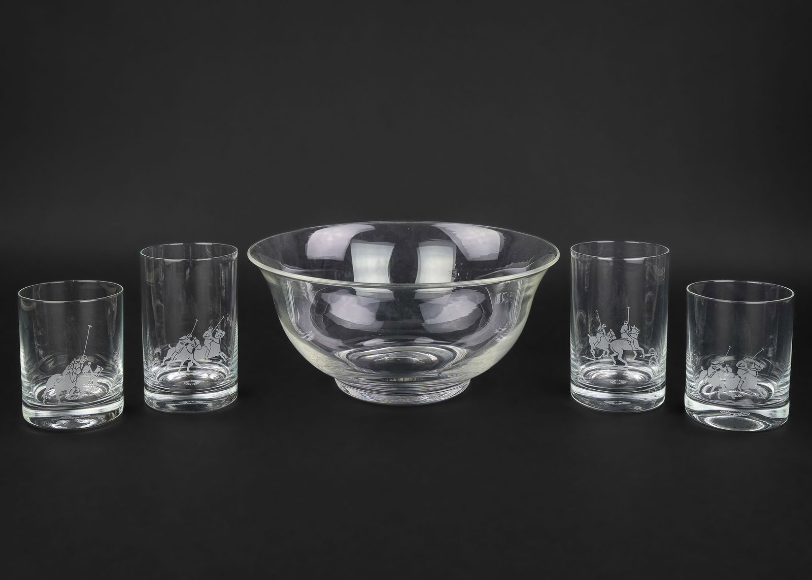 20 Ralph Lauren Polo German Crystal Tumblers (1 of 6)