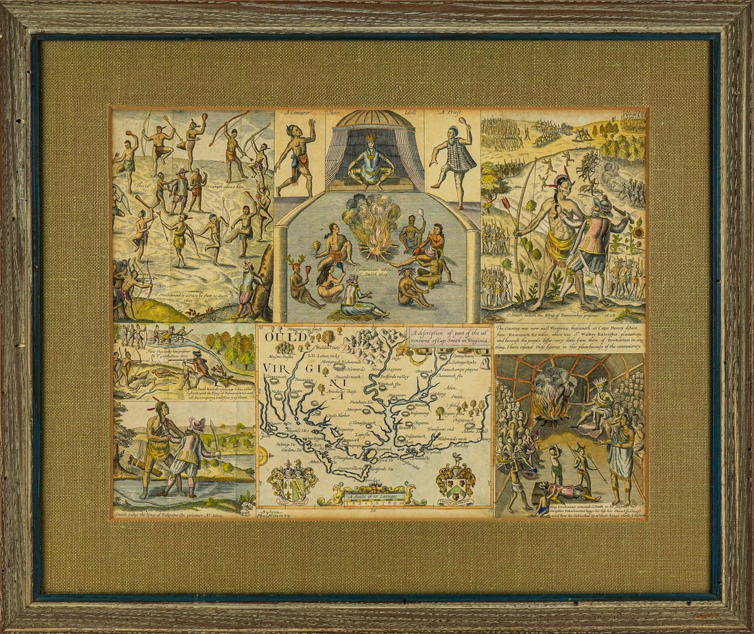 Hand-Colored John Smith Ould Virginia (1 of 4)