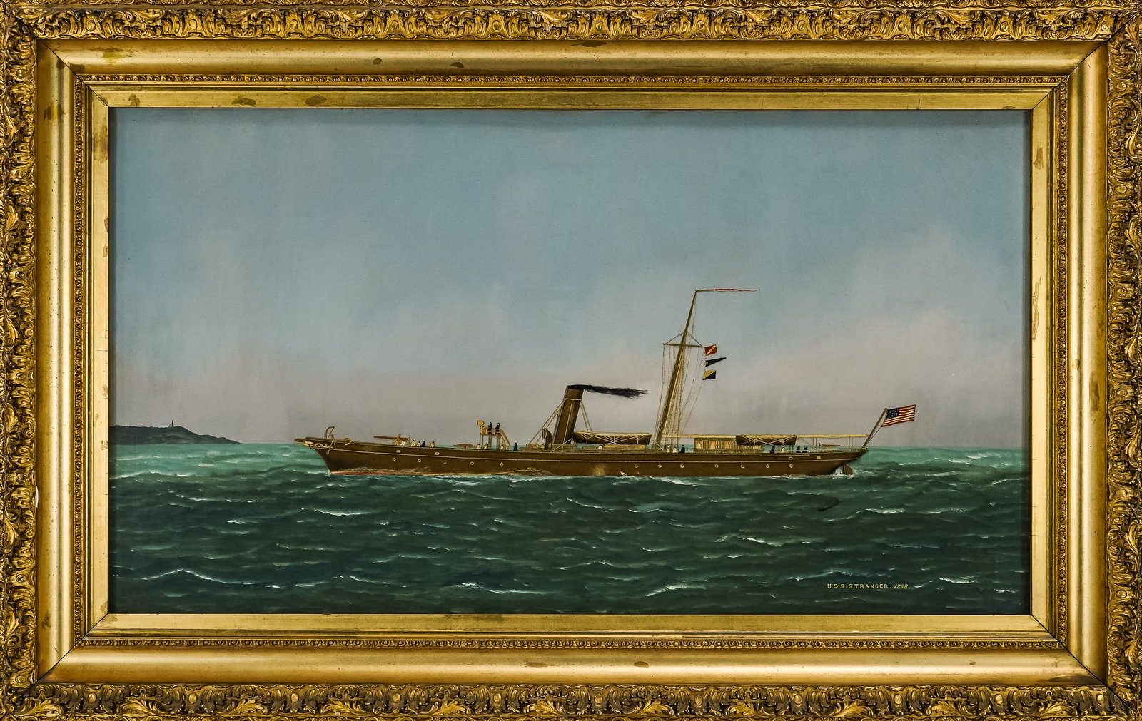 Thomas Willis (AM 1850-1925) USS Stranger (1 of 4)