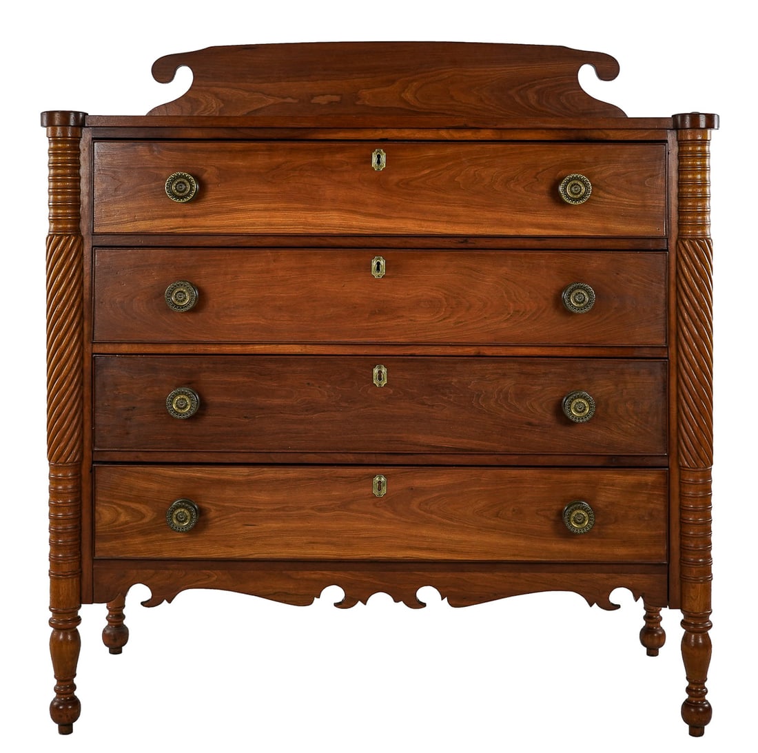 NH Sheraton Cherry 4 Drawer Chest (1 of 8)