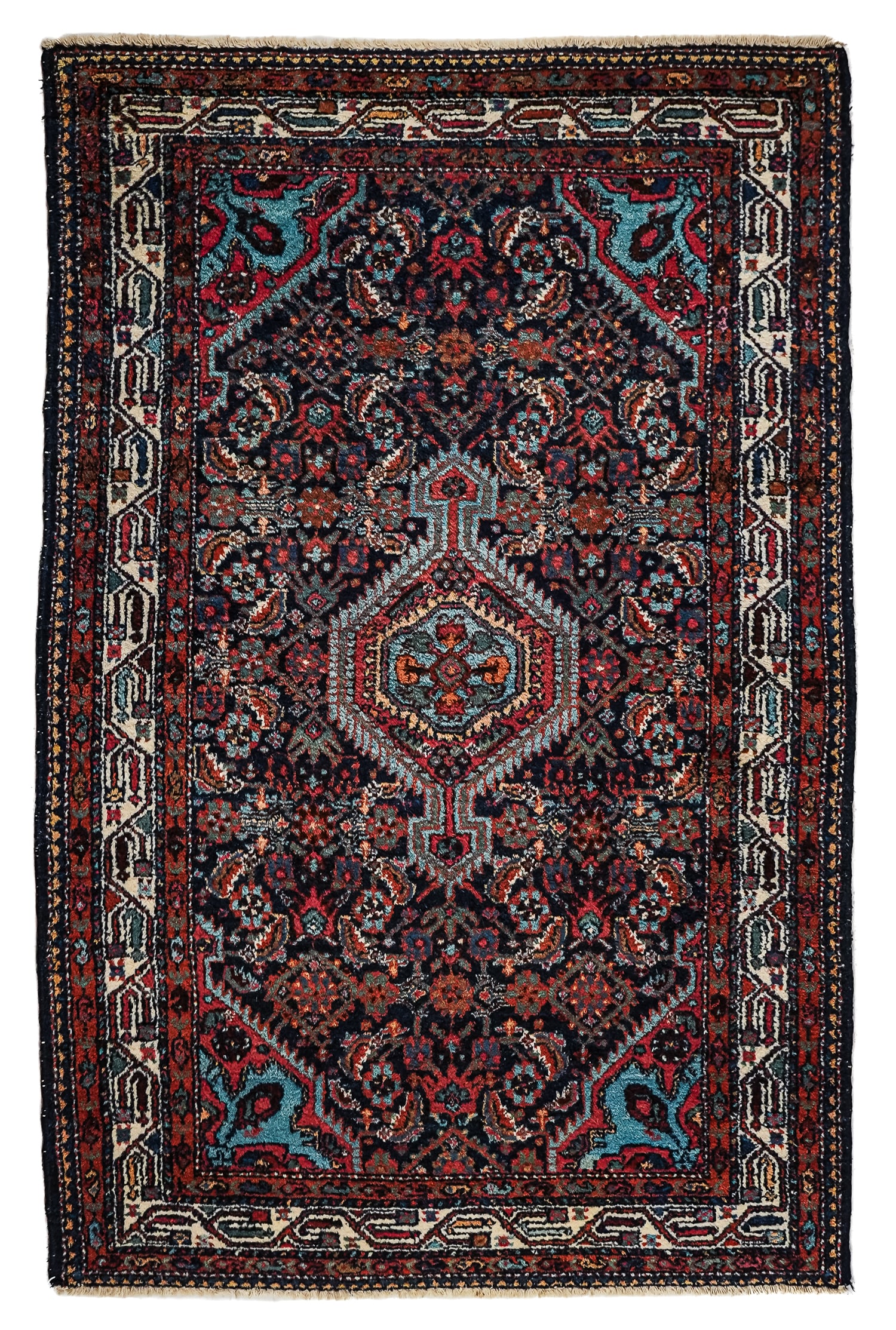 Mid 20th c Hamedan Area Rug (1 of 5)