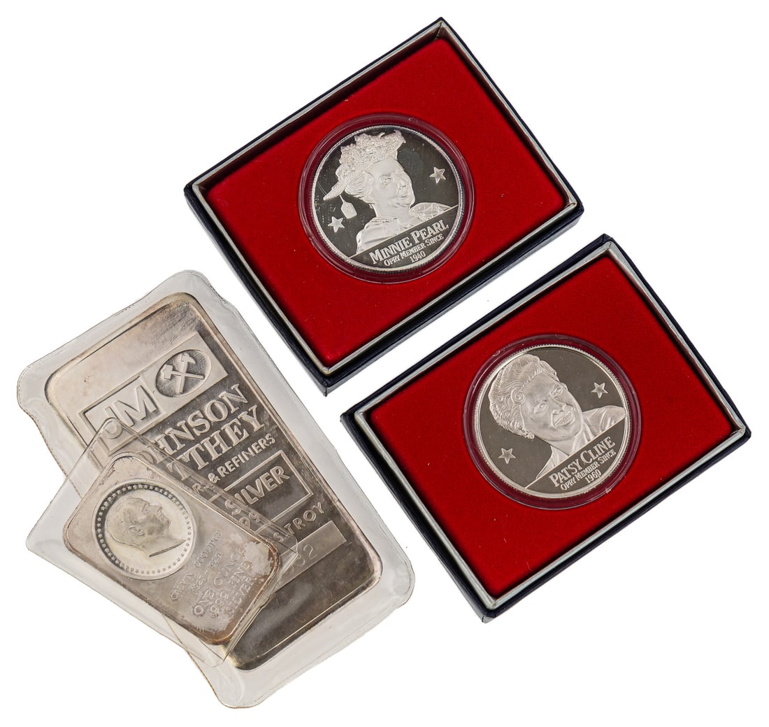 .999 Silver Ingots, Silver Commemorative Medals (1 of 4)