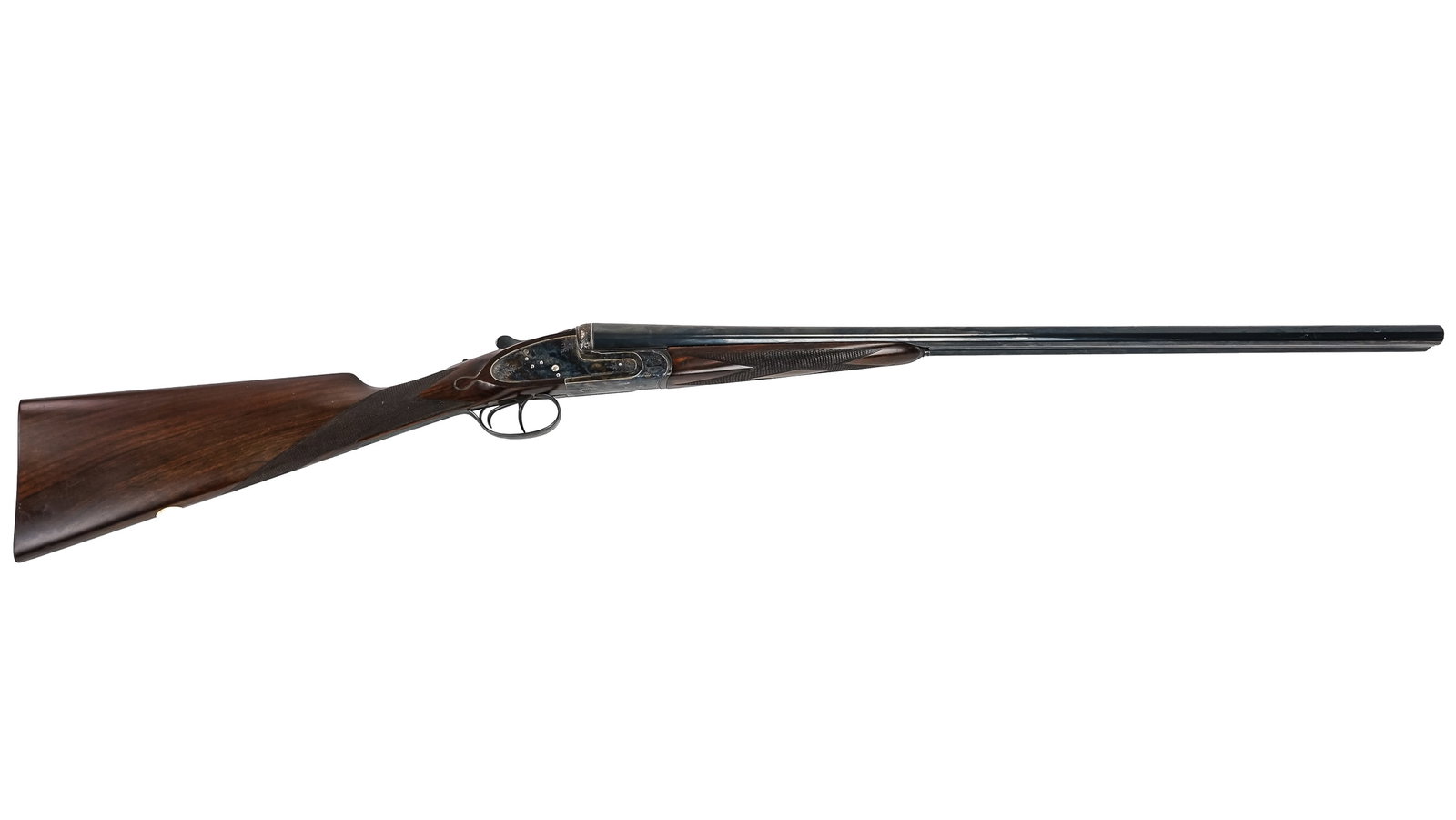 Orvis Game Gun - 20gauge SxS shotgun: Orvis Game Gun - 20 gauge side by side with 28" barrel marked with four stars each side (Improved Choke) made in Spain with Orvis canvas and leather field case FFL 0022 - THIS FIREARM REQUIRES A 4473 