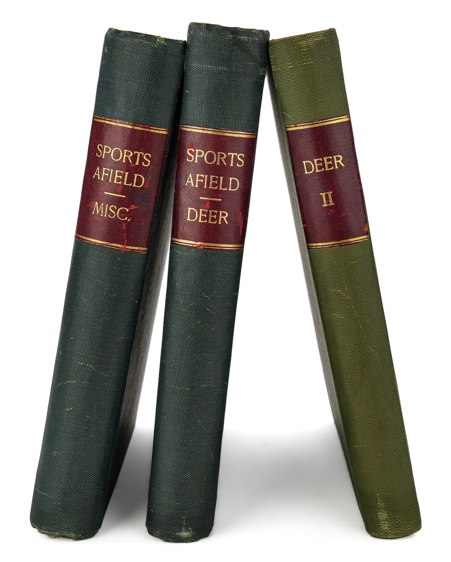 Col Charles Ranlett Sports Afield Magazines: Col Charles Ranlett (1874-1961) Sports Afield Magazines, containing 28 magazine articles written by Col Ranlett or directly referencing him, subjects include white tail deer hunting, bolt vs lever act