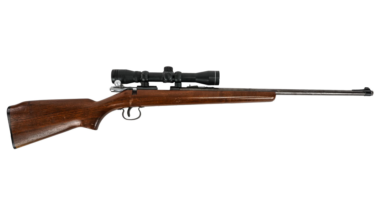 Colt Colteer Rifle in .22 Mag: Colt Colteer rifle in .22 mag with Tasco scope overall good condition. FFL 0014 - THIS FIREARM REQUIRES A 4473 BACKGROUND CHECK OR FFL/C&R TRANSFER. PLEASE CHECK LOCAL LAWS PRIOR TO BIDDING. WE DO NOT