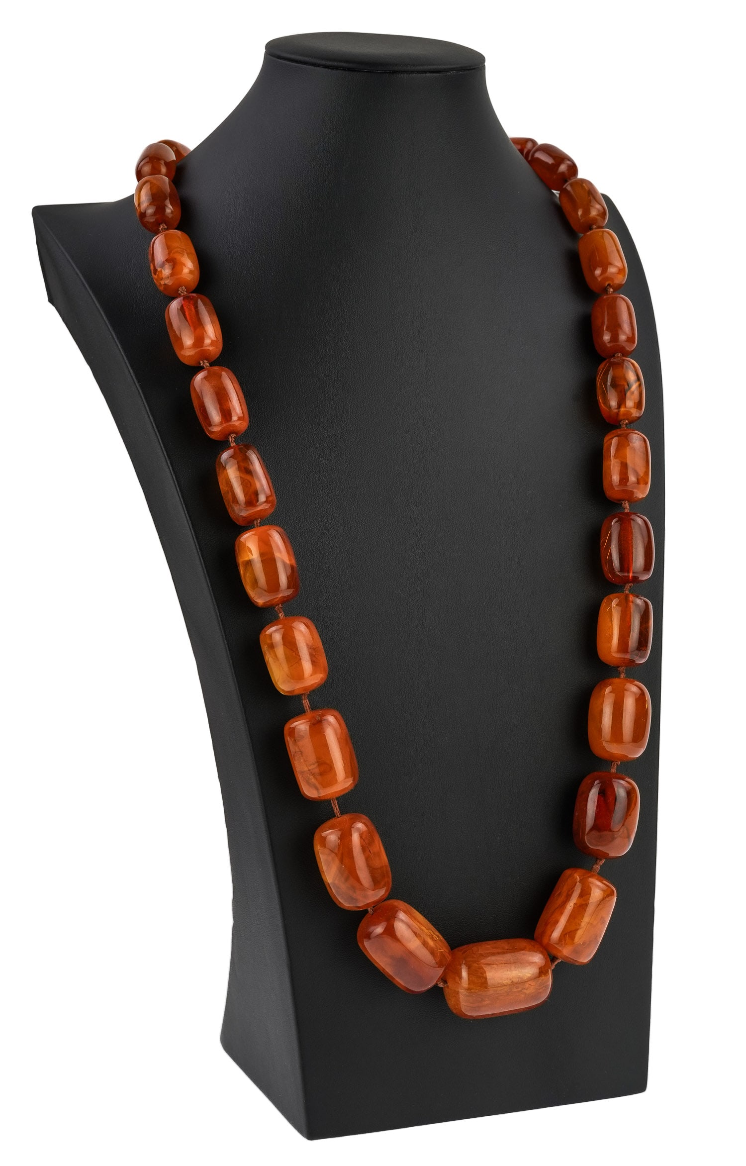 large Amber Bead Necklace (1 of 4)