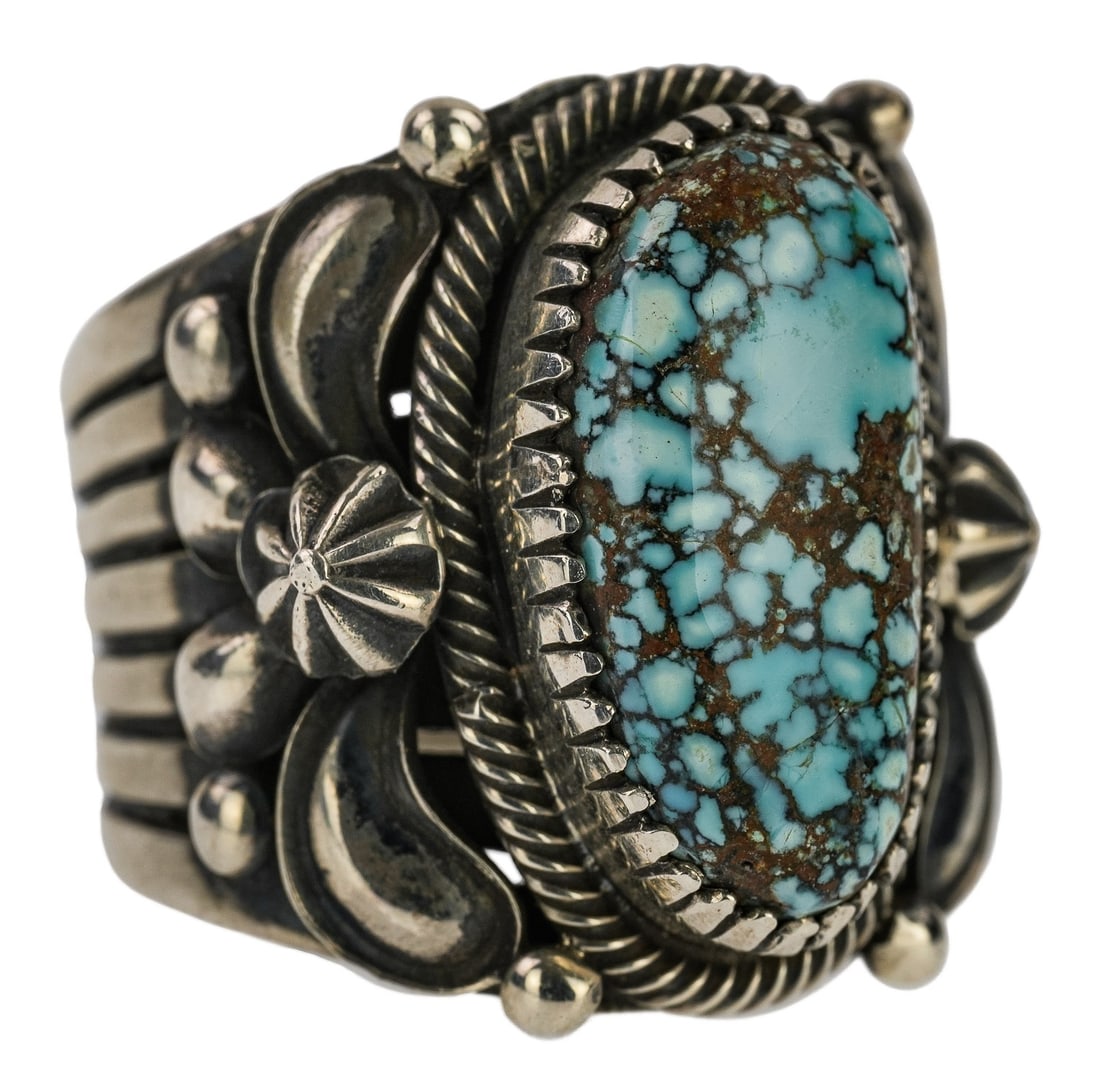 Navajo Turquoise & Sterling Ring (1 of 5)