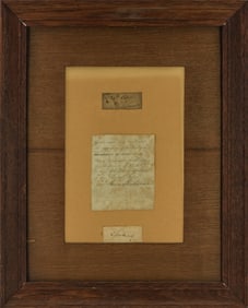 James Buchanon, Daniel Webster, Carl Schurz Autographs