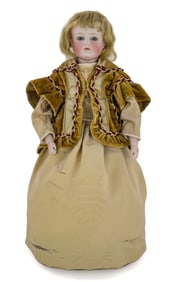 Early Kestner XI Bisque Socket/ Shoulderhead Doll