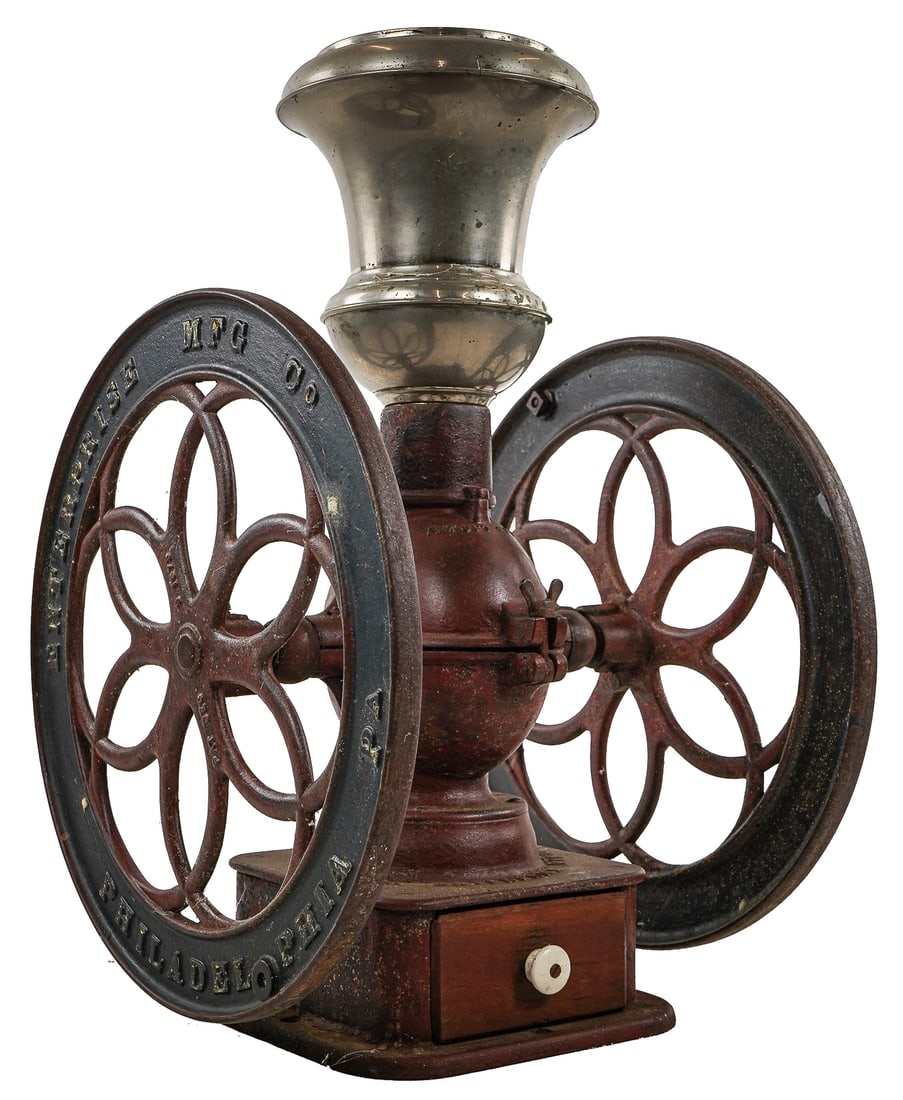 Enterprise No. 10 Countertop Cast Iron Coffee Mill (1 of 6)
