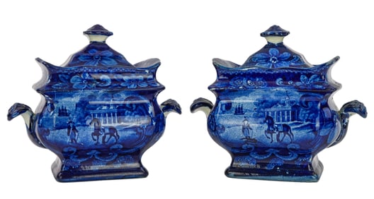 2 Washington at Mount Vernon Sugar Bowls