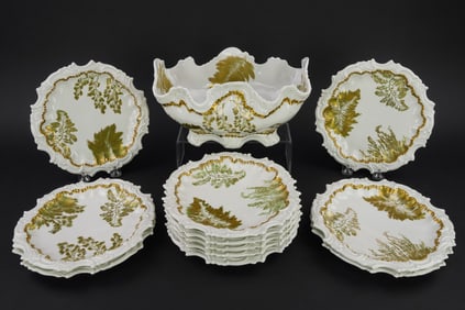Tressemann and Vogt Limoges 11pc. Dessert Set