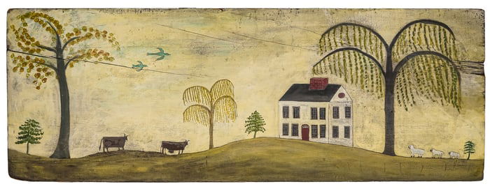 Rita Masso Painted Mantle Board