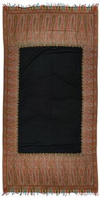 Late 19th c Paisley Shawl Piano Cover