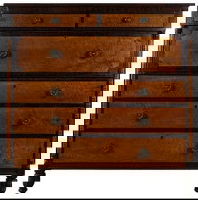 Early 19th c Federal Tall Chest