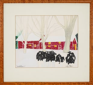 Woody Jackson (VT Contemporary) December Barn