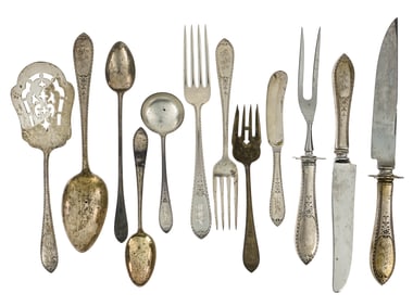 60 pcs. Dominick and Haff Sterling Flatware