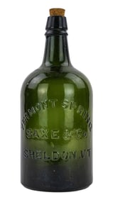 Vermont Spring Sheldon VT Mineral Water Bottle
