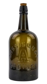 Missisquoi Springs VT Mineral Water Bottle