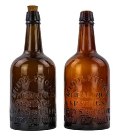 Middletown Healing Springs VT Mineral Water Bottles