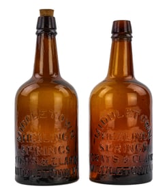 Middletown Healing Springs VT Mineral Water Bottles