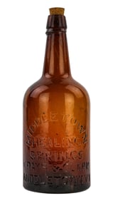 Middletown Healing Springs VT Mineral Water Bottle