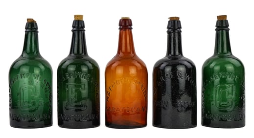 Saratoga Springs NY Mineral Water Bottles