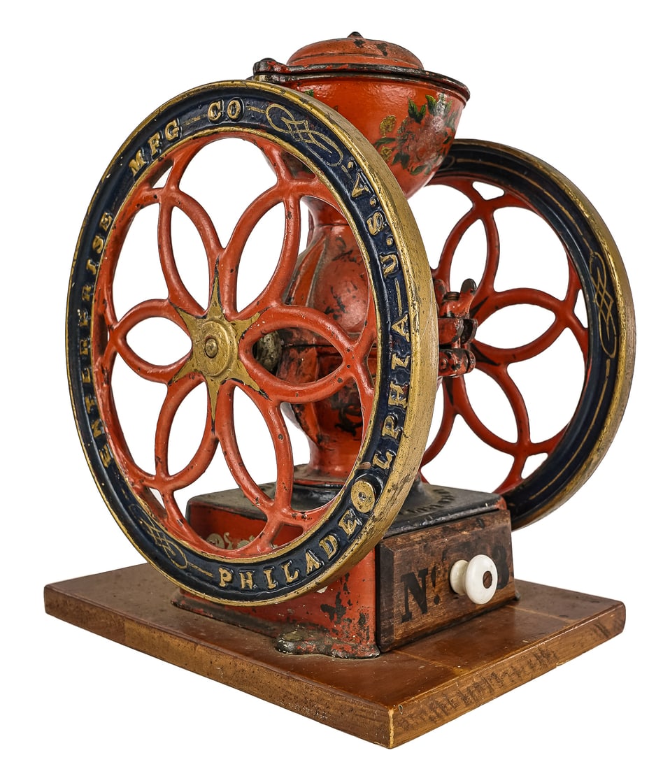 Enterprise #3 Double Wheel Coffee Grinder (1 of 7)