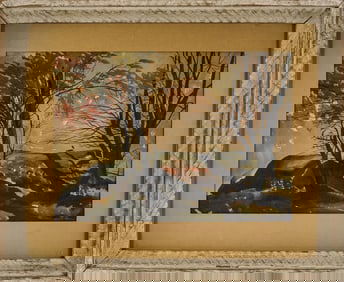 Aldren A Watson (AM 1917-2013) Wood's Interior