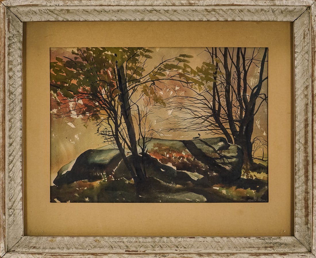 Aldren A Watson (AM 1917-2013) Wood's Interior (1 of 4)