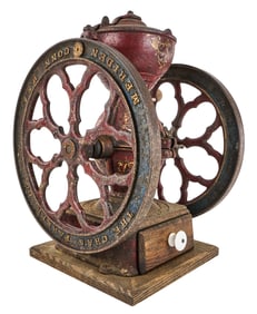 Cha's Parker Co. No. 5000 countertop coffee grinder