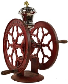 Cha's Parker Co. No. 909 counter top coffee grinder