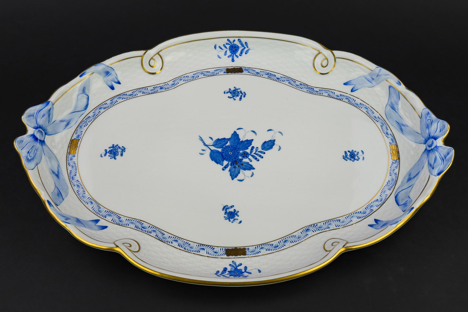 Herend Chinese Bouquet Porcelain Serving Platter (1 of 5)