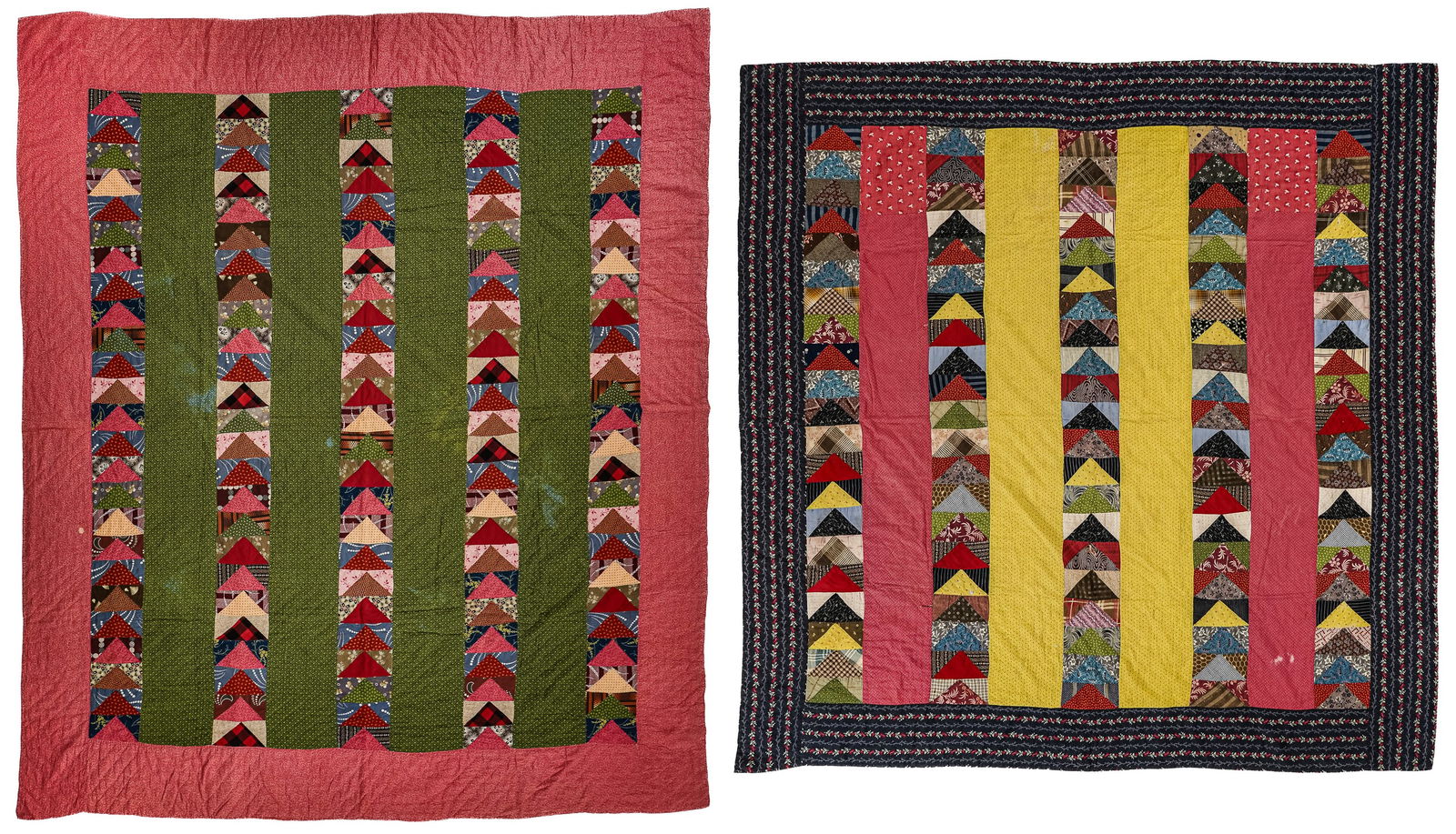 19th c PA Pieced Geometric Pattern Quilts (1 of 9)