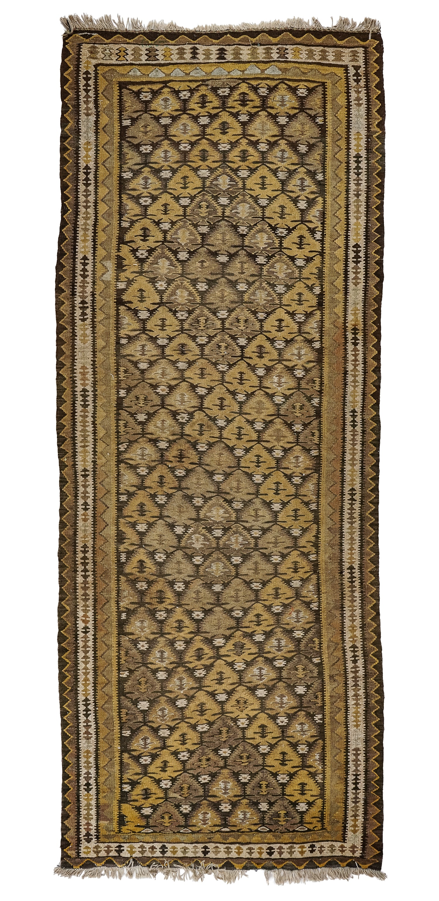 Late 20th c Flat Woven Runner (1 of 4)